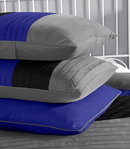EMBELLISH HORIZONTAL PLEATS DUVET SET (066)
