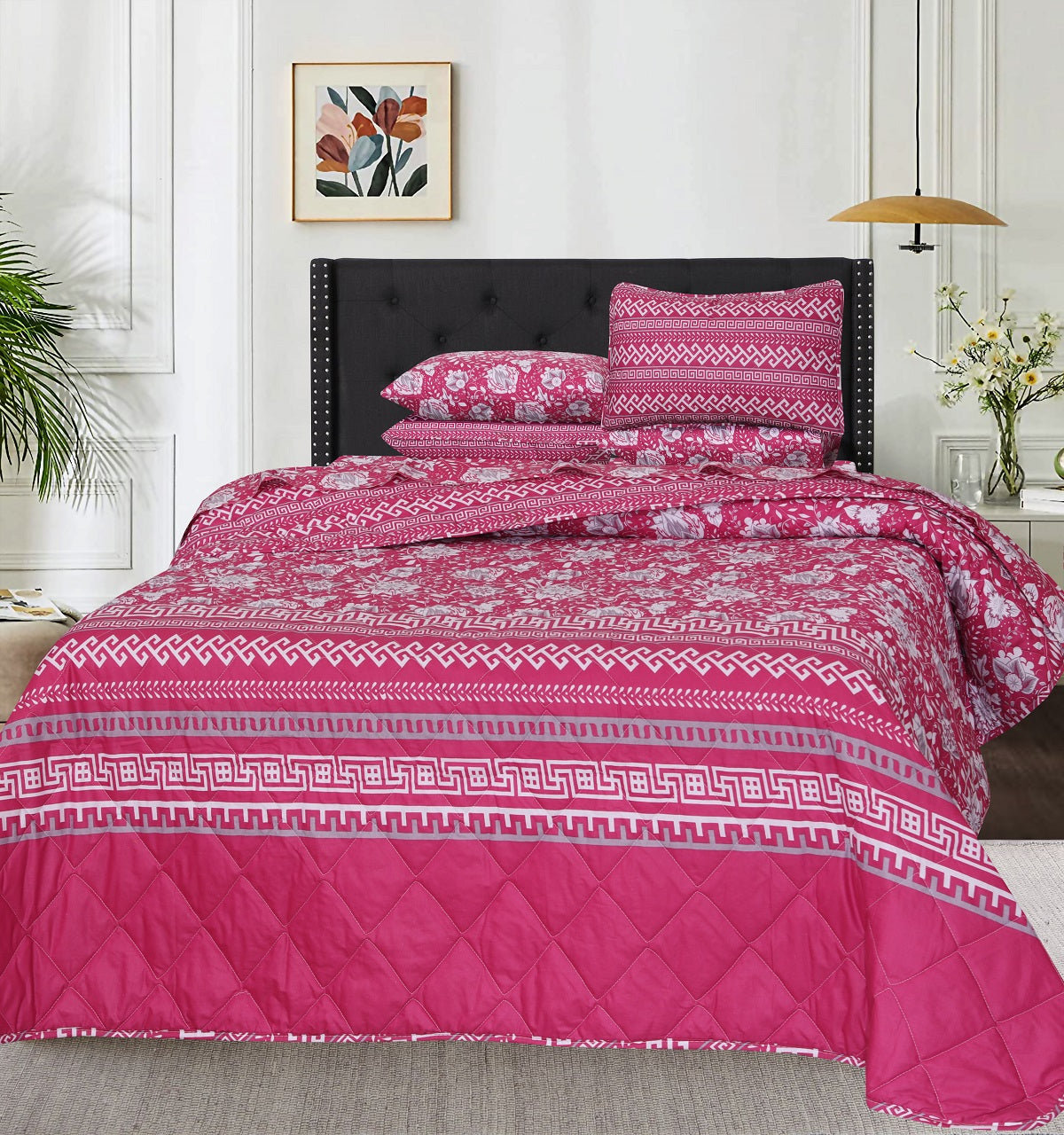 6 Pcs Quilted Comforter Set Design RG-C-2