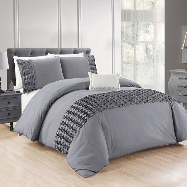 Luxury Twisted Pleated Duvet Set (096)