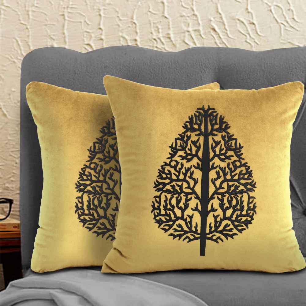 Pack of 2 Luxury Embroidered Cushion - 00114