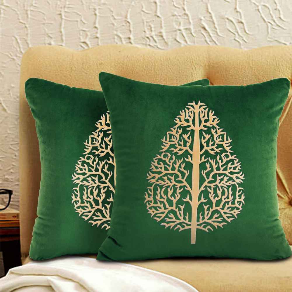 Pack of 2 Luxury Embroidered Cushion - 00121