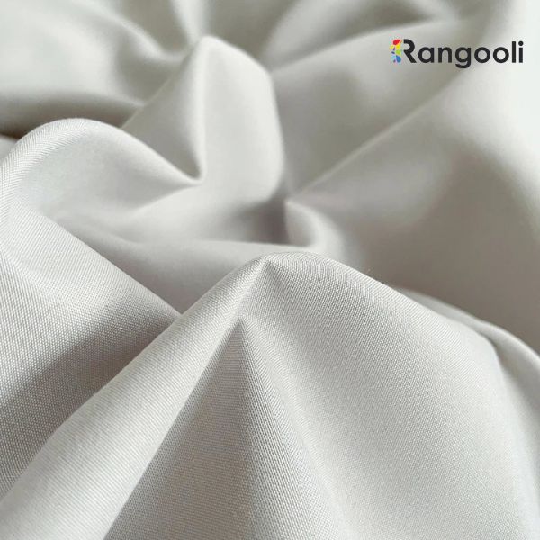 Reversible Duvet Cover Set King Size - Off White & Grey (169)