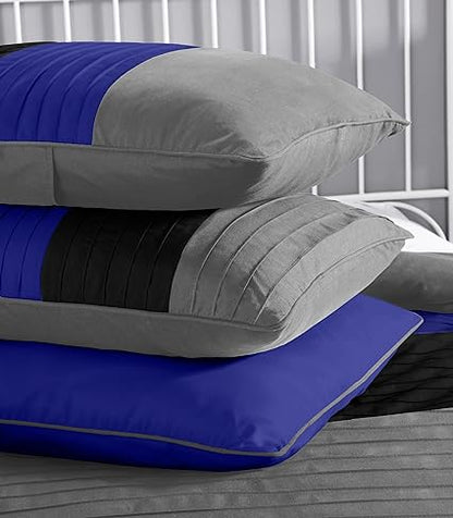 EMBELLISH HORIZONTAL PLEATS DUVET SET (066)