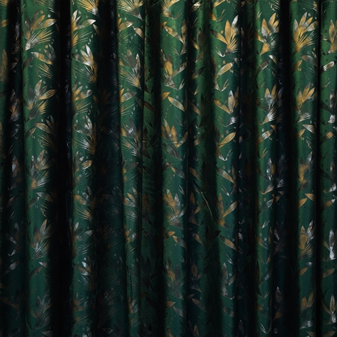2 PCS PREMIUM QUALITY TEXTURE VELVET CURTAINS