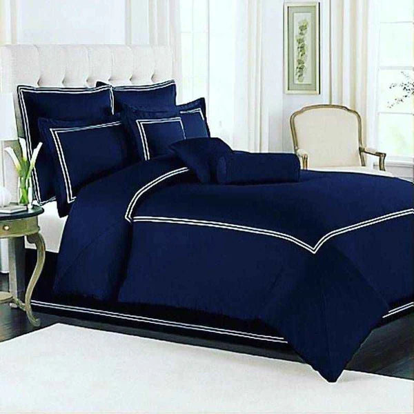 Baratta Stitch Duvet Set - Blue & White (110)