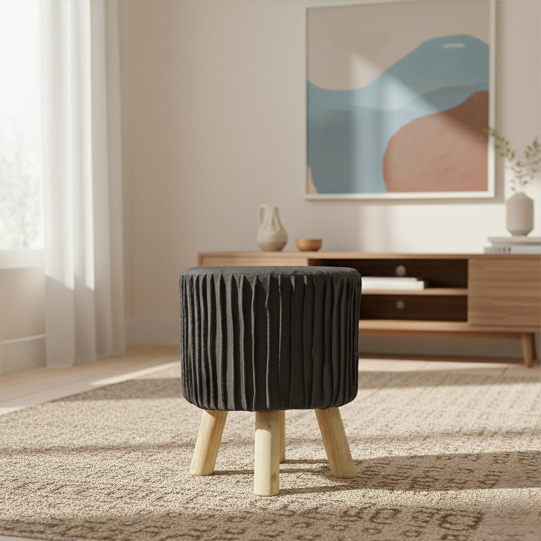 Wooden stool round shape Designed