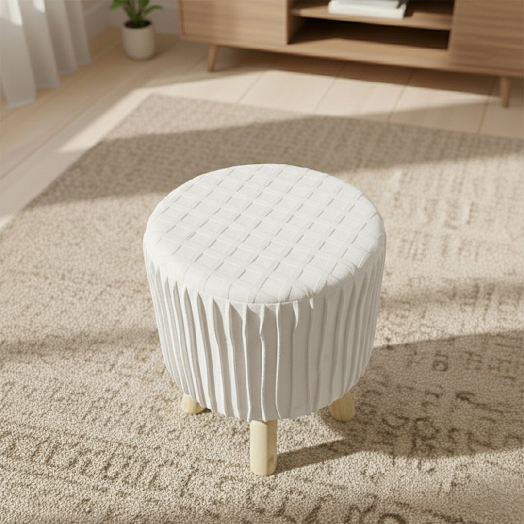 Wooden stool round shape Designed