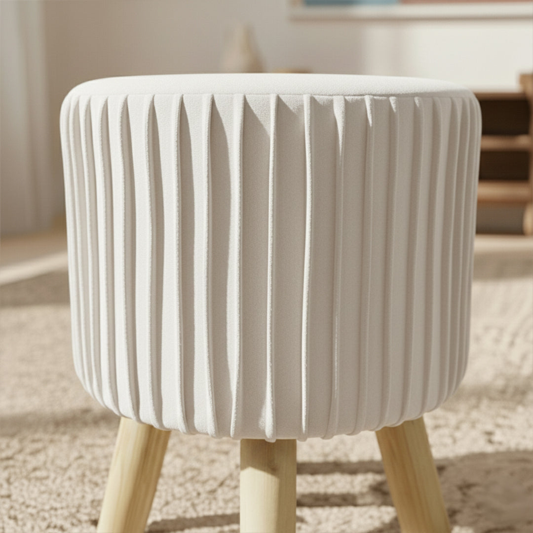 Wooden stool round shape Designed
