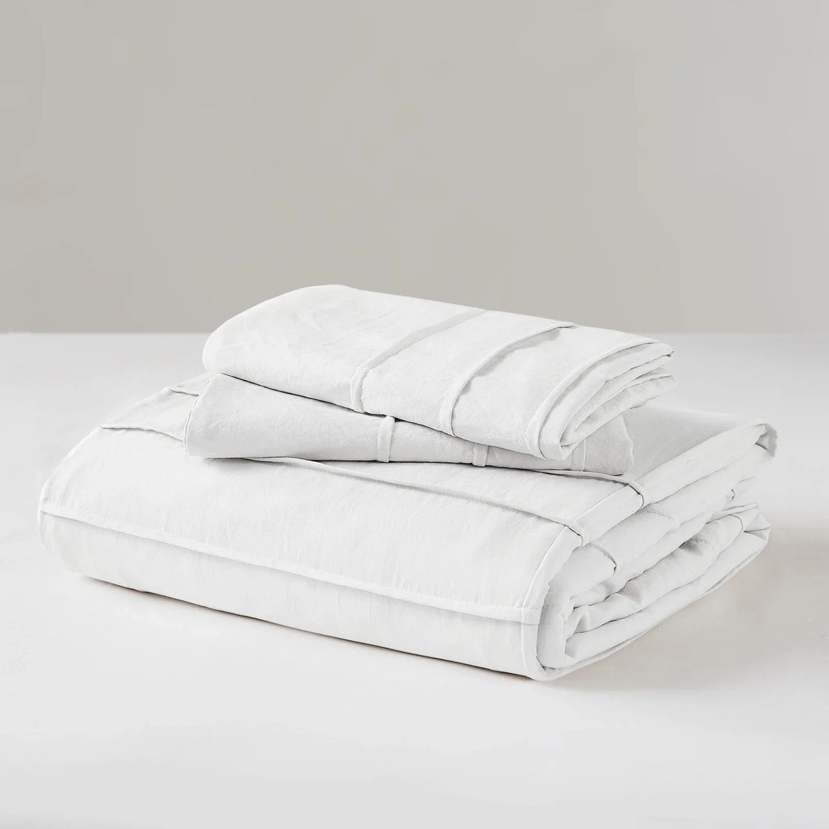 Luxury Double Pleat Duvet Cover Set 6 Pcs  (077)