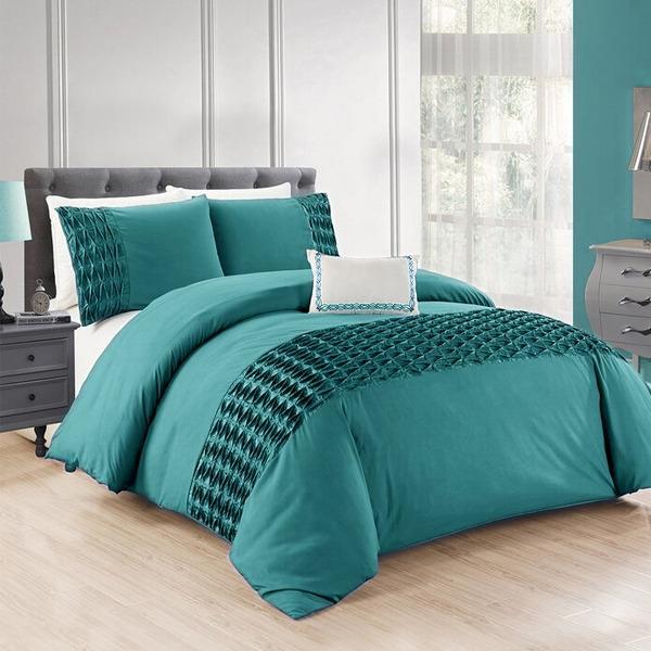 Luxury Twisted Pleated Duvet Set (093)