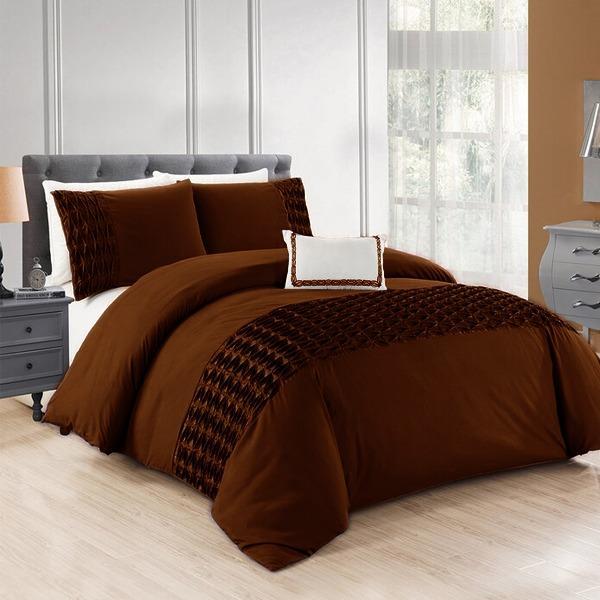 Luxury Twisted Pleated Duvet Set (099)