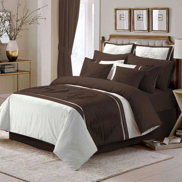 Luxury Horizontal Pleated Duvet Set (198)