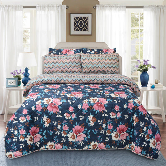 6 Pcs Quilted Comforter Set Design RG-C-20