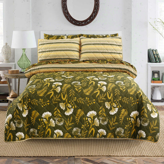 6 Pcs Quilted Comforter Set Design RG-C-50