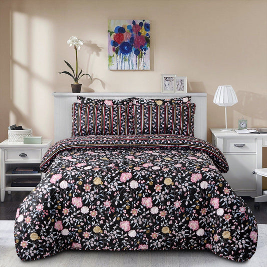 6 Pcs Quilted Comforter Set Design RG-C-15