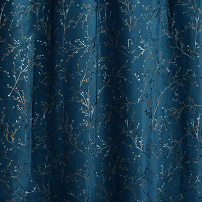 2 PCS PREMIUM QUALITY TEXTURE VELVET CURTAINS - Zink