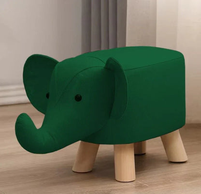 Wooden Stool Elephant Shaped Designed