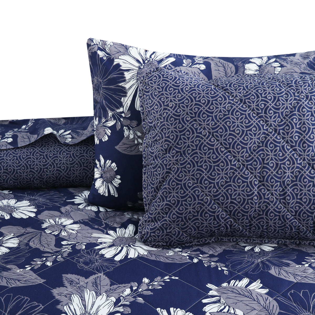 6 Pcs Quilted Comforter Set Design RG-C-56